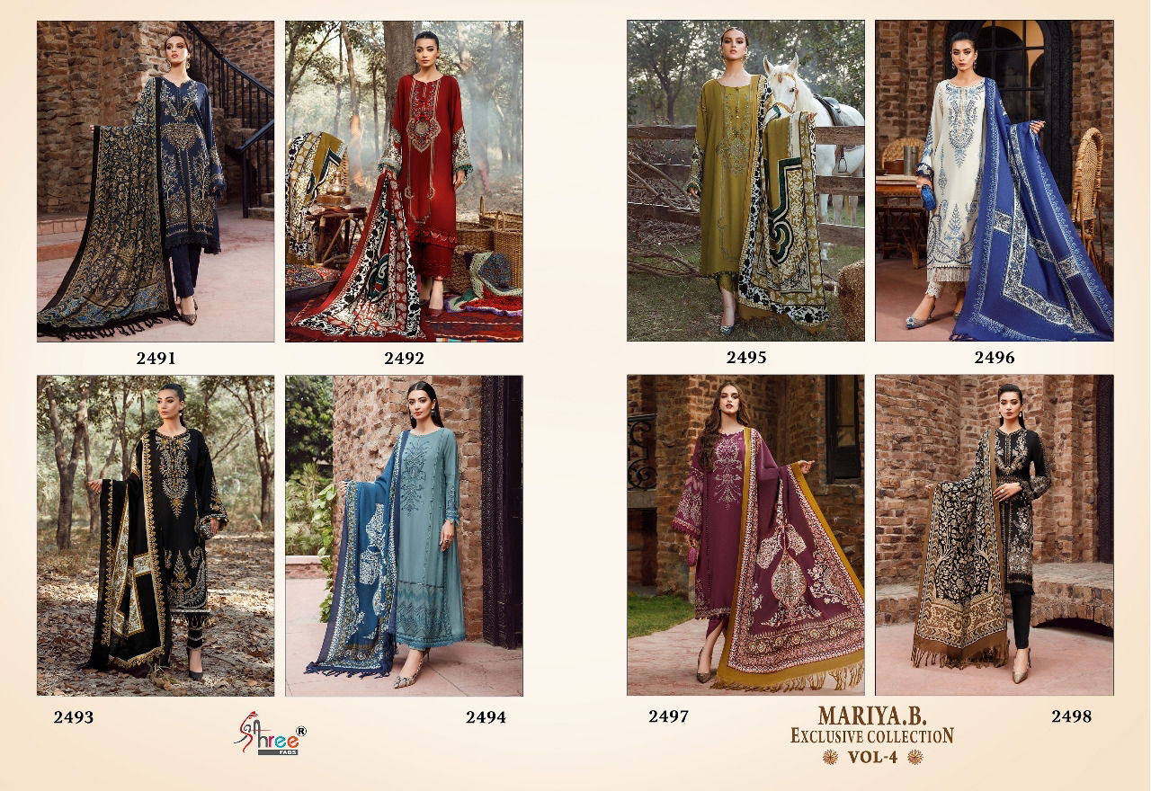 Maria B Exclusive Collection Vol 4 Printed Casual Wear Wholesale Pakistani Salwar Suits